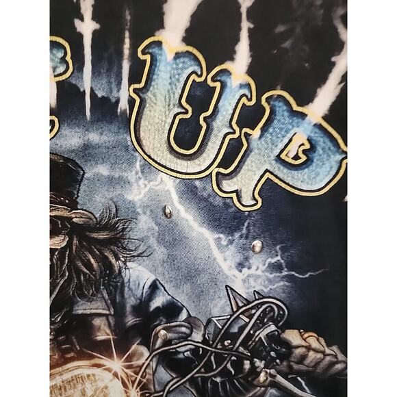 Graphic Reaper “Shut Up And Ride” Double Sided Motorcycle T-Shirt Size Large - Picture 7 of 8